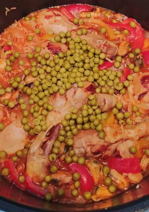 Une photo de 🥘 PAËLLA RAPIDE AU COOKEO 🥘