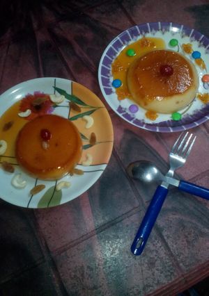 A picture of Eggless pudding a healthy dessert.