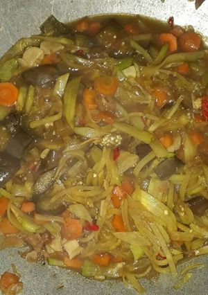 Foto resep Tumis Labu Siam Wortel Terong Ala Vicky