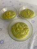 Mousse de abacate com limão