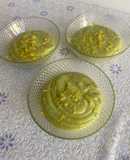 Mousse de abacate com limão