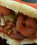 Arepa rellena de Camarón al estilo de cayeye FOOD Express