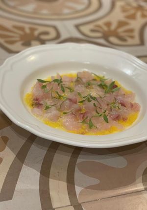 Foto principal de Ceviche de dentón con toque de wasabi