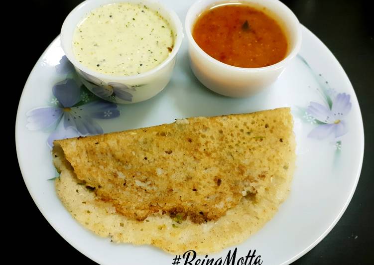 Step-by-Step Guide to Make Award-winning Red Rice Onion Dosa