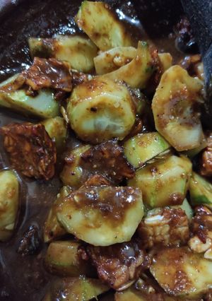 Foto resep Rujak asin timun