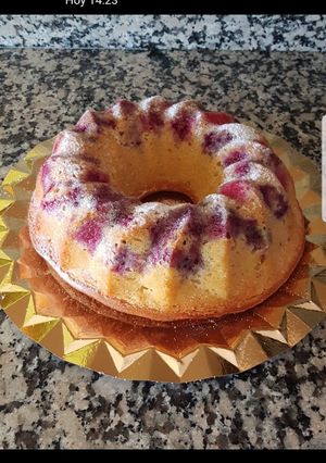 Una foto de Bizcocho arándanos Thermomix