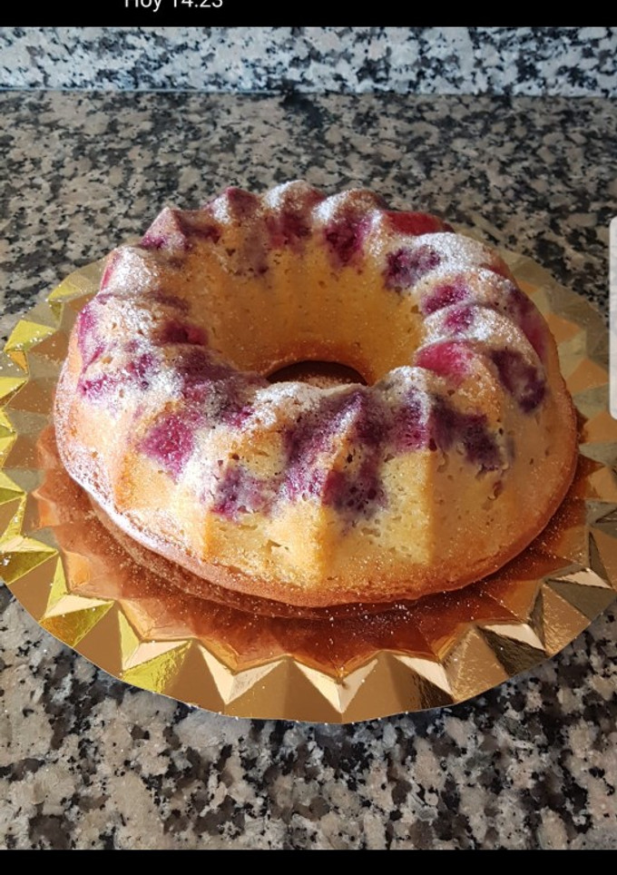 Una foto de Bizcocho arándanos Thermomix