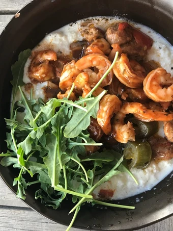 Recipe Shrimp &amp; Cauliflower “Grits” the Awesome  Makes you drool