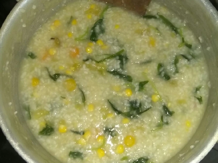 Cara Mudah Menyiapkan Resep Bubur manado simple yang Uenak Anti Ribet, Uenak Banget