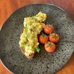 A picture of Indulgent Scrambled Eggs.
