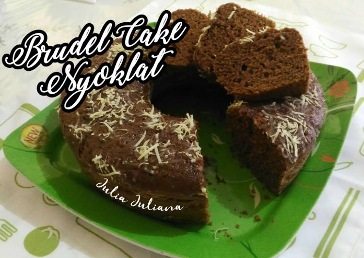 Resep 358. 🍮 Brudel Cake Nyocklat Banget Tanpa DCC 🍰 Anti Gagal