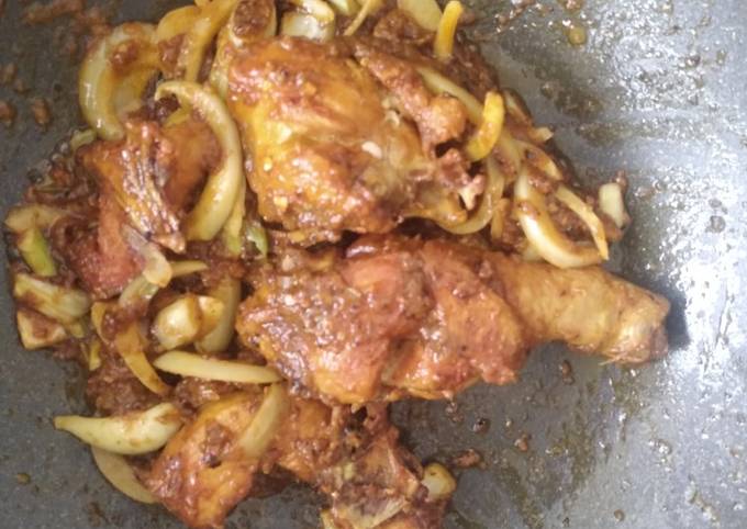 Resep Ayam masak sambal belimbing buluh + serai Anti Gagal