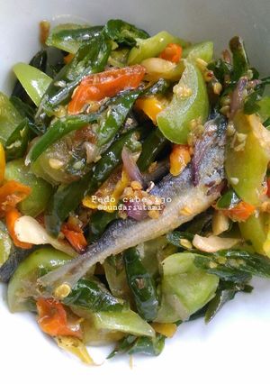 Foto resep Ikan Asin Cabe Ijo