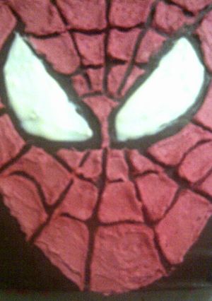 Foto resep Spiderman Cake -nya Adit