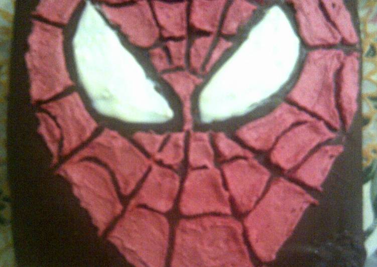 Resep Spiderman Cake -nya Adit Anti Gagal