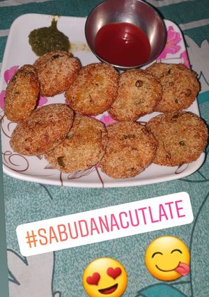 साबूदाना कटलेट (sabudana cutlet recipe in Hindi) रेसिपी मुख्य फोटो