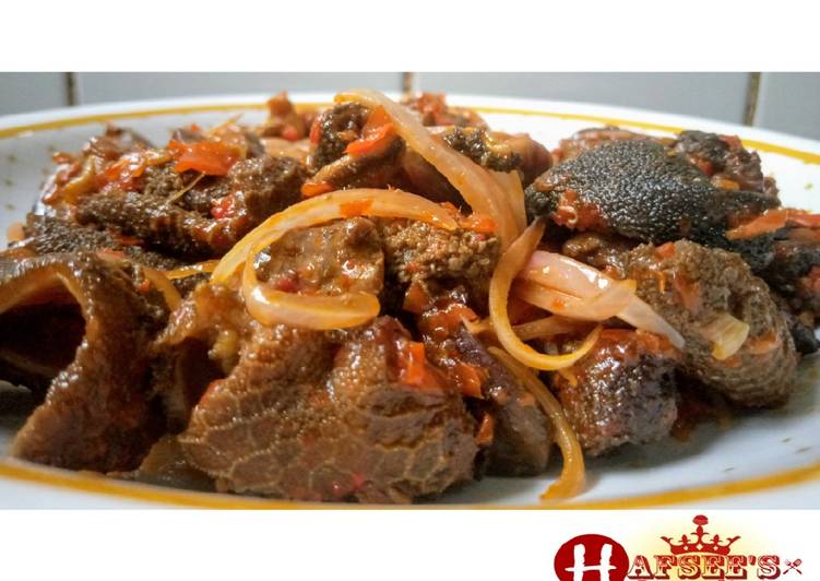 Recipe of Quick Peppered offals