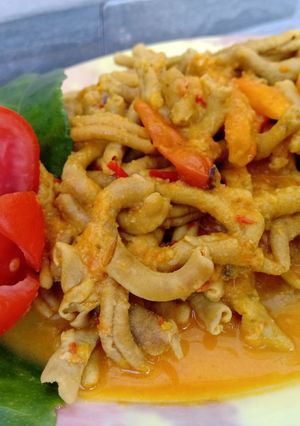 Foto resep Usus ayam bumbu kuning