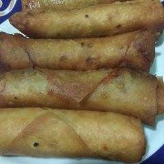 A picture of Chicken fried rolls.. refer a friend #faryferoz.