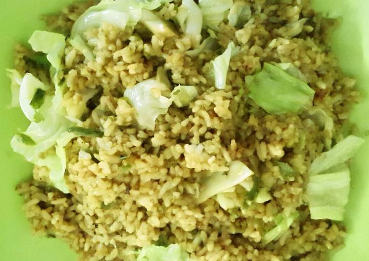 Resep Nasi goreng hijau super pedas Anti Gagal
