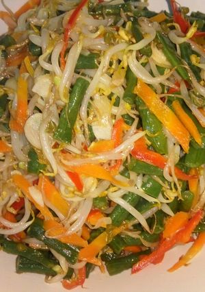 Foto resep Tumis kacang simple