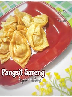 Foto resep Pangsit Goreng isi Ayam Udang