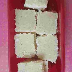 A picture of Coconut burfi.