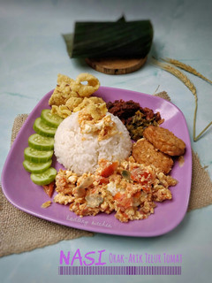 Foto resep Nasi orak-arik telur tomat