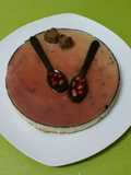 Mousse de granadas y cobertura de moscatel