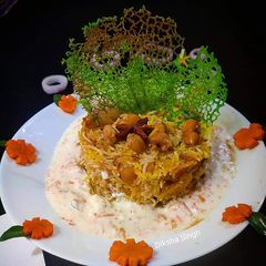 A picture of Chola dum biryani.