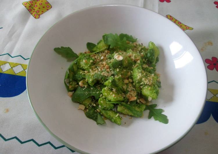 Simple Way to Make Award-winning Gnocchi al pesto di rucola e nocciole