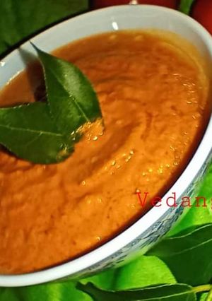 A picture of Instant Tomato Chutney.