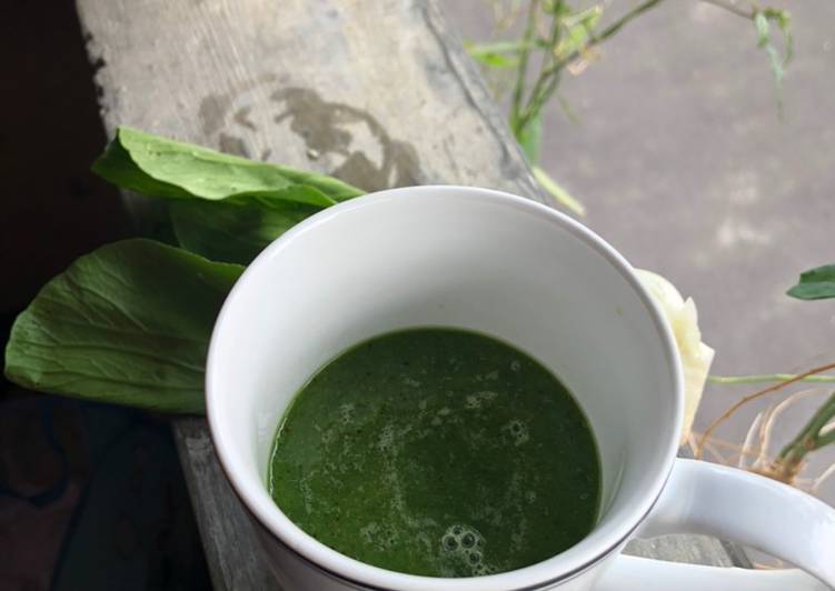 Resep Green Juice: Pakcoy Kiwi yang Enak Banget