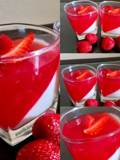 Foto resep Puding Merah Putih