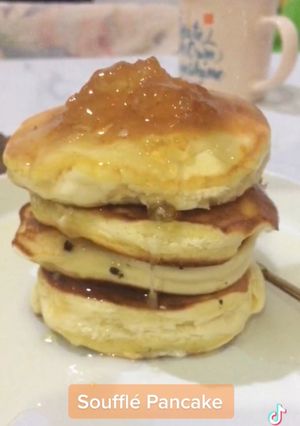 Foto resep Soufflé Japanese Pancake 🥞