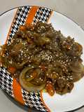 Teriyaki Garlic Shortplate Beef Pedas