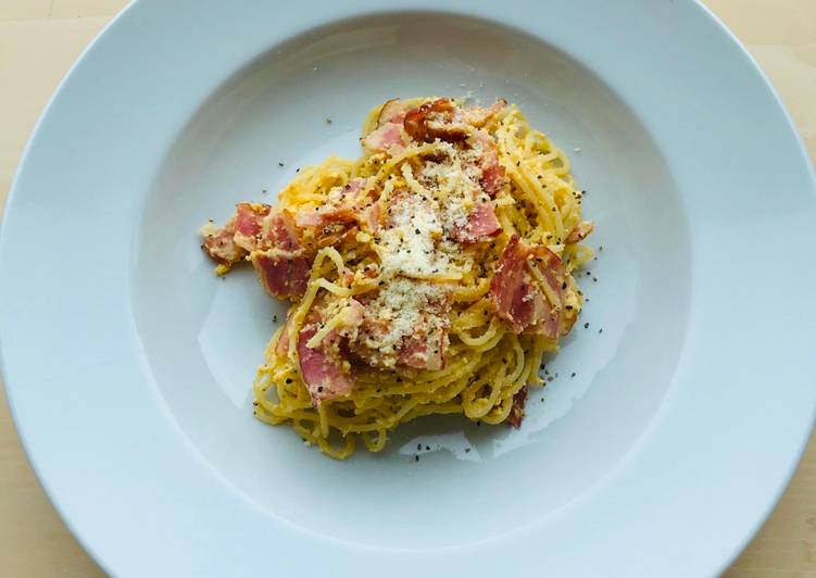 Pasta alla Carbonara Romana❤️