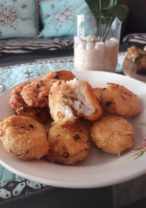 Foto resep Olahan nasi sisa* kemplang nasi gurih* cireng nasi