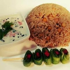 White Chana Pulao🍛😋 A picture of White Chana Pulao🍛😋.