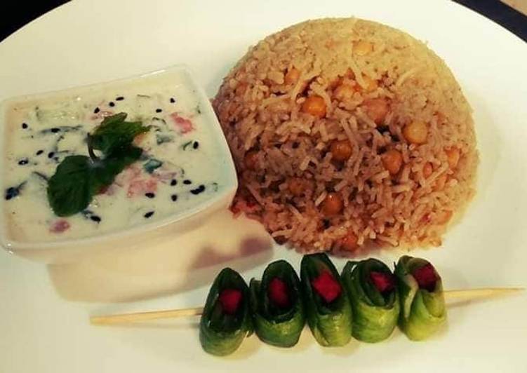 How to Prepare Perfect White Chana Pulao🍛😋