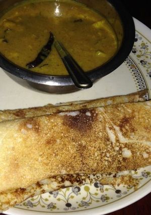 मसाला डोसा (masala dosa recipe in Hindi) रेसिपी मुख्य फोटो