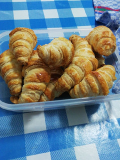 Una foto de Croissant de hojaldre