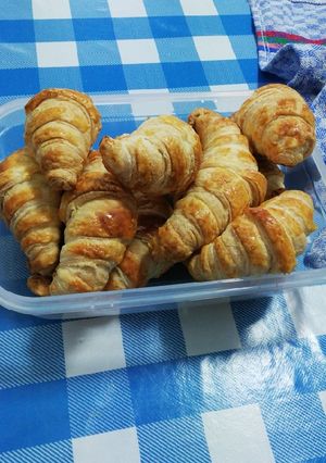 Una foto de Croissant de hojaldre