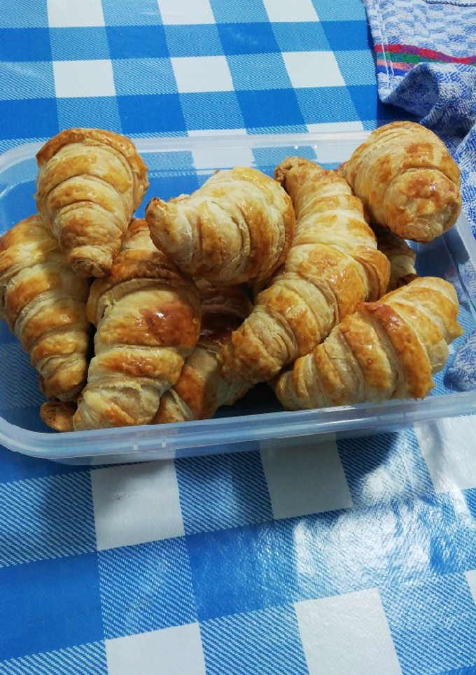Una foto de Croissant de hojaldre