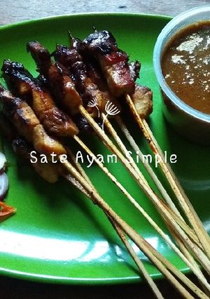 Foto resep Sate Ayam Simple