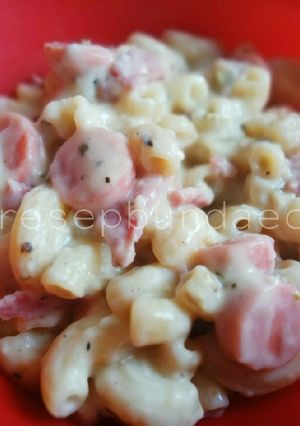 Foto resep Makaroni carbonara super creamy super simple
