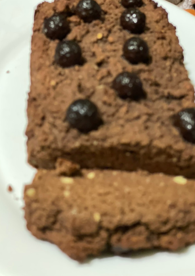 Una foto de Brownie de coco y avena