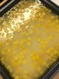 Agar buah peach kuning