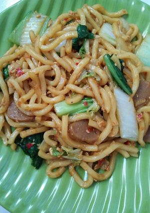 Foto resep Udon goreng pedas manis