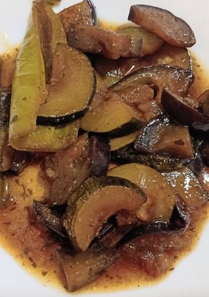 Una foto de Verduras en salsa teriyaki